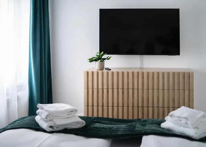 아파트 Modernes, Zentrales Mit Boxspringbett Und Waschmaschine *