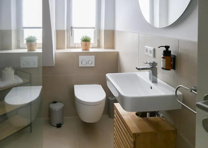 Modernes Apartment Mit Boxspringbett, Waschmaschine, Playmobil Funpark Lägenhet *